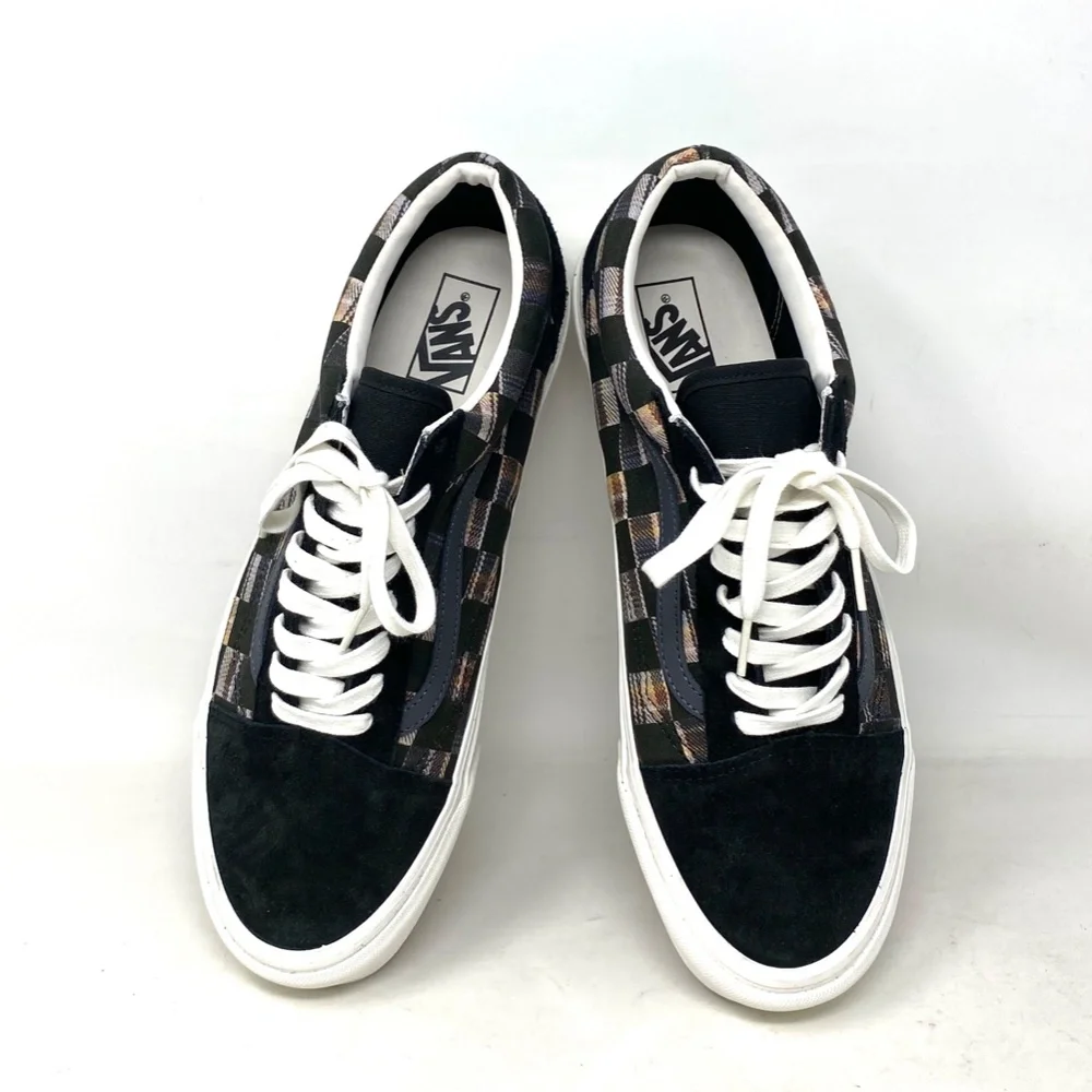 VANS Old Skool 36 DX Shoes Low Check Multi Men's Casual Suede Canvas VN0A4BVQJ4E - Picture 5 of 8